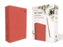 NET Bible, Journal Edition, Cloth over Board, Coral, Comfort Print : Holy Bible - Book