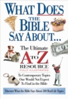 What Does the Bible Say About... - Book