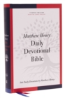 NKJV, Matthew Henry Daily Devotional Bible, Hardcover, Red Letter, Comfort Print : 366 Daily Devotions by Matthew Henry - Book
