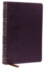 NKJV, Single-Column Wide-Margin Reference Bible, Leathersoft, Purple, Red Letter, Comfort Print : Holy Bible, New King James Version - Book