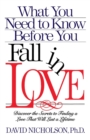 What You Need to Know before You Fall in Love - Book