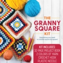 The Granny Square Kit : Everything You Need to Crochet Square by Square! Kit Includes: 32-page Project Book, 2 Colors of Yarn, Crochet Hook, Plastic Needle - Book