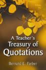A Teacher's Treasury of Quotations - Book
