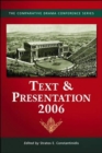 Text & Presentation, 2006 - Book