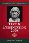 Text & Presentation, 2008 - Book