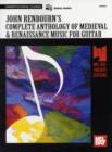 Complete Anthology of Medieval : And Renaissance Music for Guitar - Book