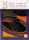 25 Etudes Esquisses for Guitar - Book