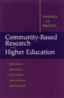 Community-Based Research and Higher Education : Principles and Practices - Book