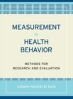 Measurement in Health Behavior - Colleen Konicki DiIorio