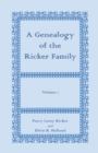 A Genealogy of the Ricker Family, Volume 1 - Book
