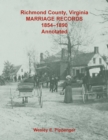 Richmond County, Virginia Marriage Records, 1854-1890, Annotated - Book