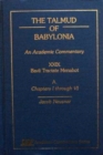 The Talmud of Babylonia : An Academic Commentary: XXIX, Bavli Tractate Menahot, A. Chapters I through Vi - Book