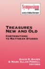 Treasures New and Old : Contributions to Matthean Studies - Book