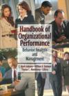 Handbook of Organizational Performance : Behavior Analysis and Management - Book
