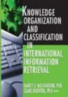 Knowledge Organization and Classification in International Information Retrieval - Book