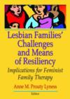 Lesbian Families' Challenges and Means of Resiliency : Implications for Feminist Family Therapy - Book