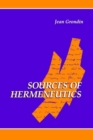 Sources of Hermeneutics - Book
