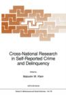 Cross-National Research in Self-Reported Crime and Delinquency - Book