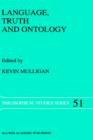 Language, Truth and Ontology - Book