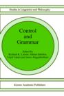 Control and Grammar - Book