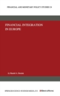 Financial Integration in Europe - Book