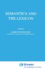 Semantics and the Lexicon - Book