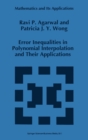 Error Inequalities in Polynomial Interpolation and Their Applications - Book