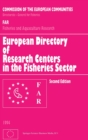 European Directory of Research Centers in the Fisheries Sector - Book