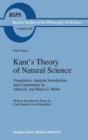 Kant's Theory of Natural Science - Book