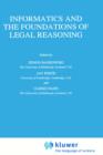 Informatics and the Foundations of Legal Reasoning - Book