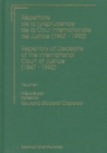 Repertoire de la Jurisprudence de la Cour Internationale de Justice (1947-1992) / A Repertory of Decisions of the International Court of Justice - Book