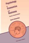 Psychology in Economics and Business : An Introduction to Economic Psychology - Book
