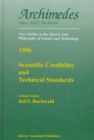 Scientific Credibility and Technical Standards in 19th and early 20th century Germany and Britain : In 19th and Early 20th Century Germany and Britain - Book