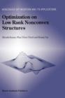 Optimization on Low Rank Nonconvex Structures - Book