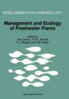 Management and Ecology of Freshwater Plants : Proceedings of the 9th International Symposium on Aquatic Weeds, European Weed Research Society - Book