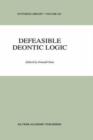 Defeasible Deontic Logic - Book