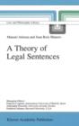 A Theory of Legal Sentences - Book
