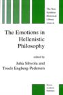 The Emotions in Hellenistic Philosophy - Book