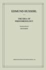 The Idea of Phenomenology : A Translation of Die Idee der Phanomenologie Husserliana II - Book