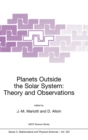 Planets Outside the Solar System: Theory and Observations - Book