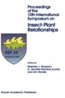 Proceedings of the 10th International Symposium on Insect-Plant Relationships - Book