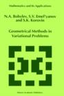 Geometrical Methods in Variational Problems - Book