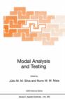 Modal Analysis and Testing - Book