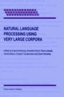 Natural Language Processing Using Very Large Corpora - Book