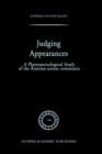 Judging Appearances : A Phenomenological Study of the Kantian sensus communis - Book