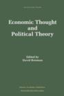 Economic Thought and Political Theory - Book