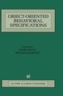 Object-Oriented Behavioral Specifications - Book