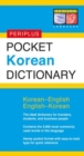 Pocket Korean Dictionary : Korean-English English-Korean - Book