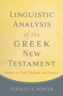 Linguistic Analysis of the Greek Ne - Book