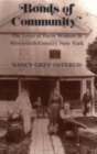 Bonds of Community : The Lives of Farm Women in Nineteenth-Century New York - Book